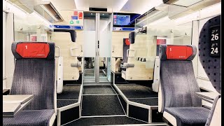 IS FIRST CLASS TRAIN WORTH IT I TRAINS IN SWITZERLAND [upl. by Jermain508]