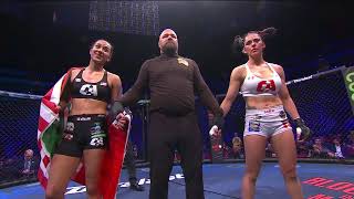 Maritza Sanchez vs Lucero Acosta MMA fight highlights [upl. by Azaleah]