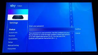 Sky Q How To Connect To WiFi [upl. by Calle]