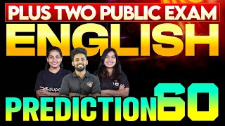 Plus Two Public Exam English  Prediction 60  Eduport Plus Two [upl. by Onairam954]