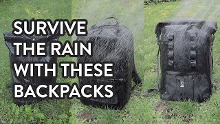 Best Waterproof Backpacks for College Commuting amp EDC [upl. by Riatsila]