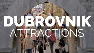 10 Top Tourist Attractions in Dubrovnik  Travel Video [upl. by Cicily]