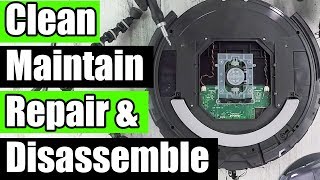 How to Clean Maintain Repair and Disassemble EVERYTHING on a Roomba 600 Series 690 675 650 etc [upl. by Callery185]