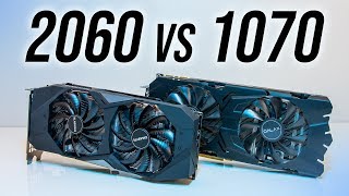 Nvidia RTX 2060 vs GTX 1070  Benchmarks amp Comparison [upl. by Assenaj]