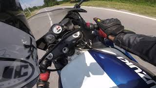 Suzuki gsxr 600 srad onboard [upl. by Julita]