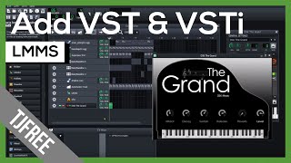 LMMS  How to Download and Use VST and VSTi Instruments [upl. by Esyahc]