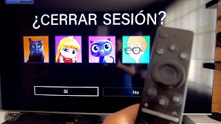 COMO SALIRSE Y CERRAR SESIÓN DE UNA CUENTA DE NETFLIX EN SMART TV [upl. by Armillas]