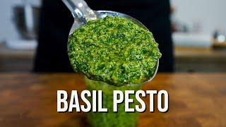 Basil Pesto Recipe  The Easy Pesto Recipe You Need [upl. by Cressi838]