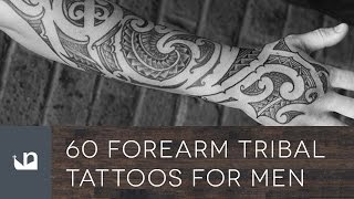 60 Tribal Forearm Tattoos For Men [upl. by Norbert]