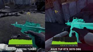 GTX 1070ti to RTX 3070 upgrade VR benchmark performance testing and side by side comparison [upl. by Ferdinanda]