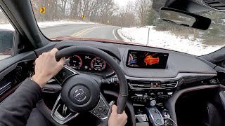 2022 Acura MDX ASpec  POV Driving Impressions [upl. by Yecats]