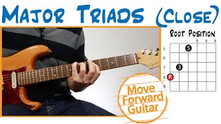 Guitar Chords  Major Triads and Inversions close [upl. by Macpherson]