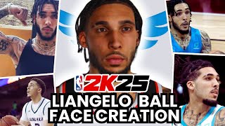 NEW LIANGELO BALL FACE CREATION NBA 2K25 [upl. by Ishmul]