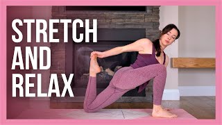 30 min Evening Yoga for Flexibility  STRETCH amp RELAX [upl. by Ojok]