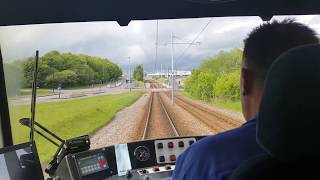 Sheffield Supertram Drivers Eye Halfway  Castle Square B [upl. by Esmond]