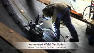 Penstock Welding Automation  KAT® Weld Oscillation Carriage  2013 [upl. by Eudosia]