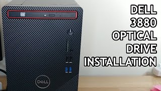 Dell 3880 Optical Drive CDDVD Burner Installation [upl. by Quinton]