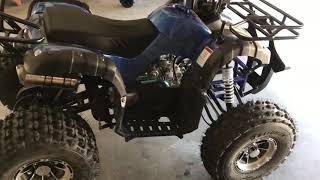 How to change oil on Chinese ATV 125cc [upl. by Eldwen831]