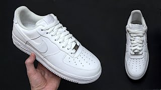 NIKE AIR FORCE 1 STANDARDORIGINAL LACING  Nike AF1 standart lace style [upl. by Newby]