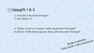 Språklig variation svenska 1  svenska som andraspråk 1 [upl. by Bobinette943]