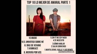 top 10 lo mejor de Amaral parte 1 [upl. by Yelhsa]