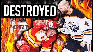 Matthew Tkachuk5 Times He Was DESTROYED [upl. by Neryt]