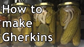 How to make traditional German Gherkins  Essiggurken [upl. by Lunt]