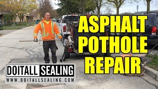 Asphalt Pothole Repair [upl. by Rosaleen]