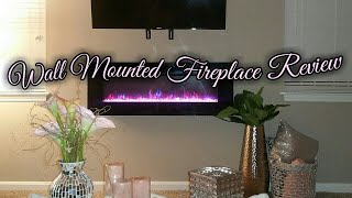 Unboxing amp Installing • Wall Mounted Fireplace [upl. by Mecke935]