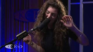 Lorde performing quotRoyalsquot Live on KCRW [upl. by Seem560]