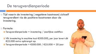 Bedrijfseconomie  Investeren  Hoofdstuk 1  Netto contante waarde amp cashflow [upl. by Yren226]