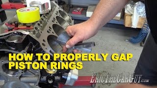 How To Properly Gap Piston Rings [upl. by Ahsaya]