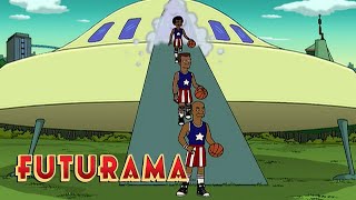 FUTURAMA  Season 3 Episode 14 The Globetrotters  SYFY [upl. by Werdnaed]