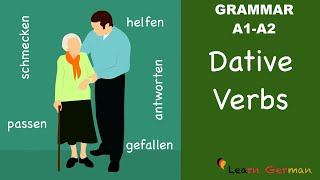 Learn German  German Grammar  Dative verbs  Verben mit Dativ  A1 [upl. by Riley633]