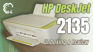 Multifuncional HP DeskJet 2135 Unboxing amp Review [upl. by Vinia]