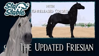 SSO  The new Friesian Horse  ALL colors gaits and special mane style [upl. by Toomin847]