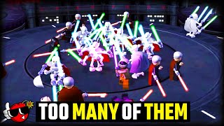 BIGGEST Lego Star Wars Battle EVER  Lego Star Wars The Complete Saga [upl. by Rotsen]