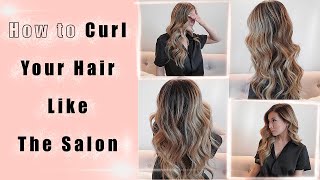 How to Curl Your Hair like the Salon [upl. by Jillie560]