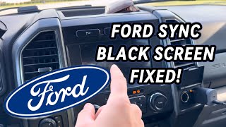 How To Fix Ford Sync Black Screen [upl. by Ole]