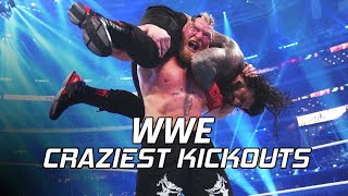 WWE Craziest Kickouts 14 [upl. by Aynwat380]