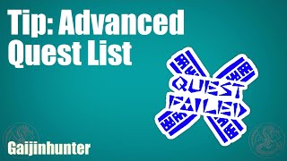 MH4GMH4U Tip Advanced Quest List [upl. by Holly10]