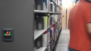 How to Move the Compact Shelving at Library West [upl. by Aineles530]