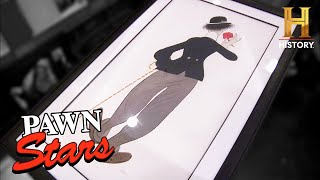 Pawn Stars SELLER LOSES  in Famous Artwork Sale S9 [upl. by Ddet715]