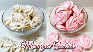 Meringue Cookies Easy Recipe [upl. by Ledoux]