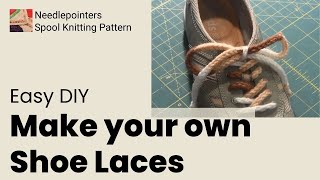 Shoe Laces Spool Knitting [upl. by Atalya285]