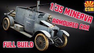 135 Minerva Armoured Car  Full Build  Copper State Models [upl. by Bjorn]