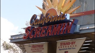 California Screamin Review Disney California Adventure Roller Coaster [upl. by Akeenahs]