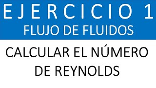 Calcular Número de Reynolds [upl. by Bauer]