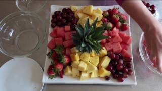 Super Impressive ThrowTogether Fruit Platter For Easy Entertaining [upl. by Ajram]