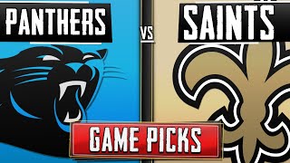 Panthers vs Saints  Game Picks 2024 [upl. by Anemij]